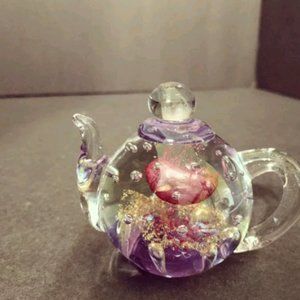 A MURANO STYLE TEA POT